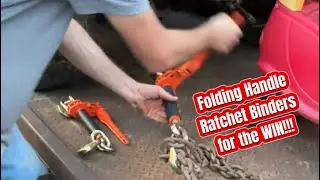 Vulcan 7100lb Folding Handle Ratchet style binders are a win in Towing and Recovery.