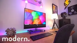Ultimate Minimal & Modern Desk Setup Tour! (2019)