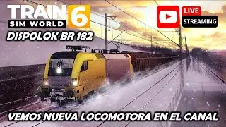 DIRECTO de JCtrenes 👉 TRAIN SIM WORLD 6 👉 Presentamos la locomotora BR 182 DISPOLOK