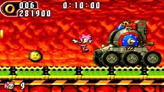 Sonic Advance 2 - Egg Bomber Tank Boss Fight (Amy)
