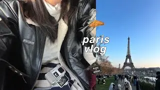 PARIS VLOG 🥐: eiffel tower photoshoots, freezing winters, new vlogging cam, palace of versailles