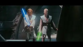 Star Wars Episode II 35mm Grindhouse Scan - Obi-Wan & Anakin vs. Count Dooku - 4K HDR10 Colour Grade