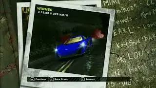 NFS Most Wanted (2005) - Final race + final pursuit - McLaren 675LT
