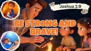 💪 Be Strong and Brave! | Joshua 1:9 | Kids Bible Story About Courage and Faith