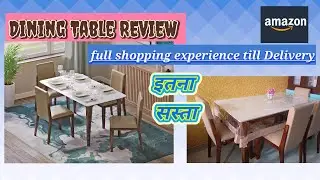 Amazon Dining Table Review| सबसे सस्ता😯 Dining Table मुझे मिला | Dining Table set deals from Amazon