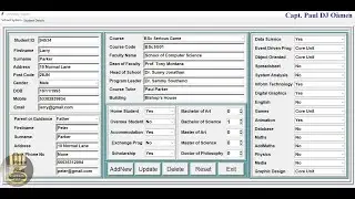 How to Create School Management System with MySQL using Python in Visual Studio Code - Part 3 of 4