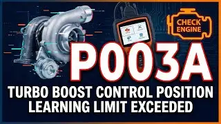 What Is P003A Obd2 Error Code - Turbocharger Boost Control Position Exceeded