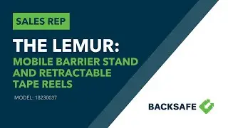 The Lemur: Mobile Barrier Stand and Retractable Tape Reels | By Damien Davies