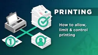 How to allow, limit and control printing of PDF documents & files