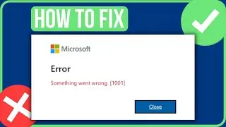 MICROSOFT OUTLOOK ERROR 1001 WINDOWS [FIXED] | Fix Outlook Something Went Wrong 1001