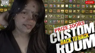 200RS BGMI FREECUSTOM #PRIZECUSTOM#FREECUSTOM  #bgmi#live#liveroom#livecustom#bgmi