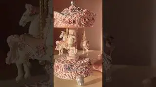 so sweet 🎠🥹🎀 #princess #coquette #vintage #pink #bedroom #aesthetic #disney #roomdecor #unboxing