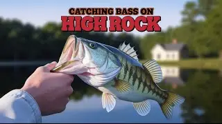 Bass Fishing on High Rock Lake, NC!