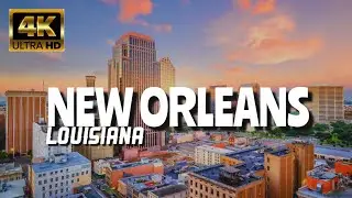 New Orleans, Louisiana In 4K By Drone - Amazing View Of New Orleans, Louisiana - Must Watch