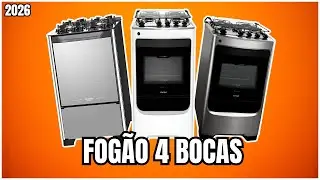 Qual melhor FOGÃO 4 BOCAS para comprar? 5 Melhores Fogões de 4 Bocas