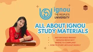 All about IGNOU study materials | IGNOU | study material related problems solution 