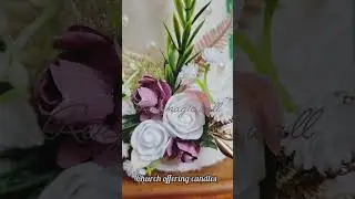 Candle decor for a wedding church offering. @renitasmixedmagicwall #shortvideo #ytshorts