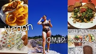 Vegan OMAD Meals ||  easy weightloss #intermittentfasting #onemealaday #weightloss