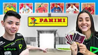 LEVAMOS O THURZIN NA FÁBRICA DE FIGURINHAS DA COPA!!