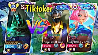 NABRAK TIKTOKER BUCIN! MARI KITA LOCK😂 - GAMEPLAY TOP 1 GLOBAL ARGUS - MOBILE LEGEND
