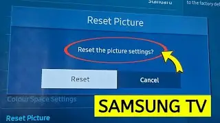 How To Reset All Picture Settings on Samsung Smart TV 