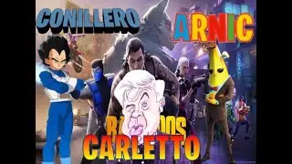El recluta Carletto con Arnic y Conillero