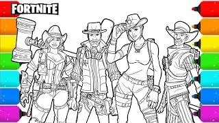 Digital Drawing Fortnite :Save the World Charaters _Timelapse Video