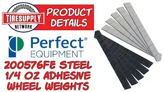 Perfect Equipment 200576FE Steel 1/4 oz Low Profile Adhesive Tape Wheel Weight - Product Details