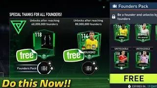 FREE 118-120 OVR FOUNDERS PACK!! NEW FREE PIONEER PLAYER FOUNDER EVENT FIFA MOBILE 23
