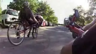 Erste Liegeradausfahrt meines Freundes - First recumbent ride of my friend