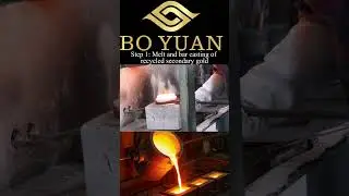 Gold refinery  #goldrefining #goldproduction #factory