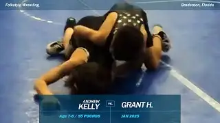 Andrew Kelly vs Grant H. - Bradenton IOF (Folkstyle) - 01/2025