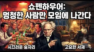 친구도 자식도 필요 없다? 쇼펜하우어가 말하는 '혼자가 되어야 하는 이유' (고독의 힘)