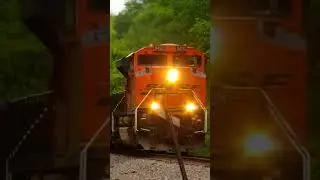 Solo BNSF SD70ACe leads H SUPNTW #shorts