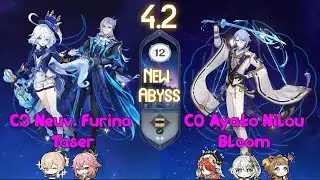SPIRAL ABYSS 4.2 | C3 Neuvillette Furina Taser & C0 Ayato Nilou Bloom | F;oor 12-9*