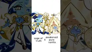 all types of shadowvanilla  #cookierunkingdom #cookierun #purevanilla #shadowmilk