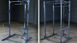 Powerline by Body-Solid PLA500 & PLA1000 Power Rack Lat Attachments (BodySolid.com)