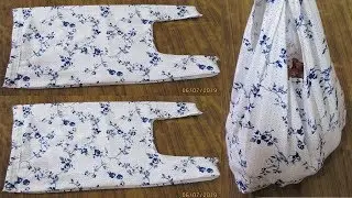 घर पर 2 मिनट में बनायें केरी बैग (Carry Bag) वो भी बिना पैसे खर्च करे Carry bag Banana