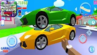 Dude Theft Wars Open World Sandbox - New DOUBLE SHEEPBORGHINI Vehicle | Android Gameplay HD