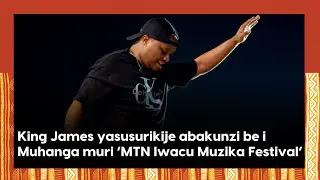 King James avuye i Muhanga akuriwe ingofero n'abakunzi b'umuziki bari bitabiriye Iwacu Muzika Fest