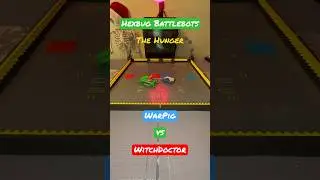 WarPig vs WitchDoctor  🐾The Hunger🐾 Hexbug Battlebots #hexbugbattlebots #hexbugvideos #battlebots