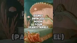 Disney Princesses Room Tour - Mermaid Ariel Room #disneyprincesses #roomtour