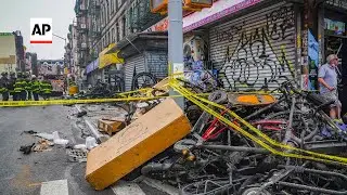 4 dead in e-bike shop fire in New York City