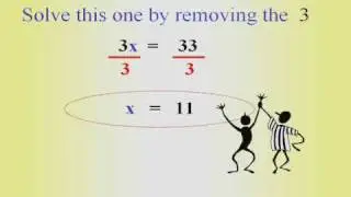 PreAlgebra and Solving Equations With Division
