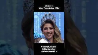 Frida Sanchez from Mexico is the winner of Miss Teen Global 2024 held in Peru. 🇲🇽