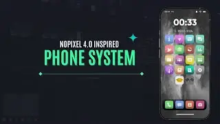 FiveM No Pixel 4.0 Inspired Phone with Phone Prop | Qbcore Script | GTA V