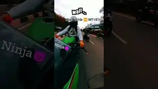 Ninja zx 10r vs mt 15 #ninjazx10rlover  #vs #mt15