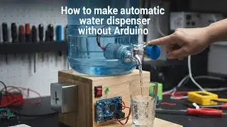 How to Make Automatic water dispenser 🌊| No Arduino❌| #DIY | Jags Tech