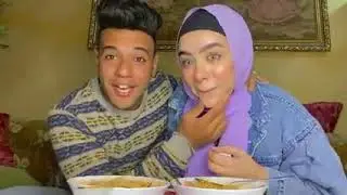 تحدي الاندومي بين محمود دولا ونور محسن 👍👍