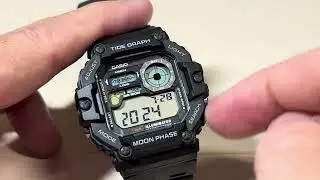 Casio Tide Moon Illuminator (WS1700H) | Moon and Tide Mode